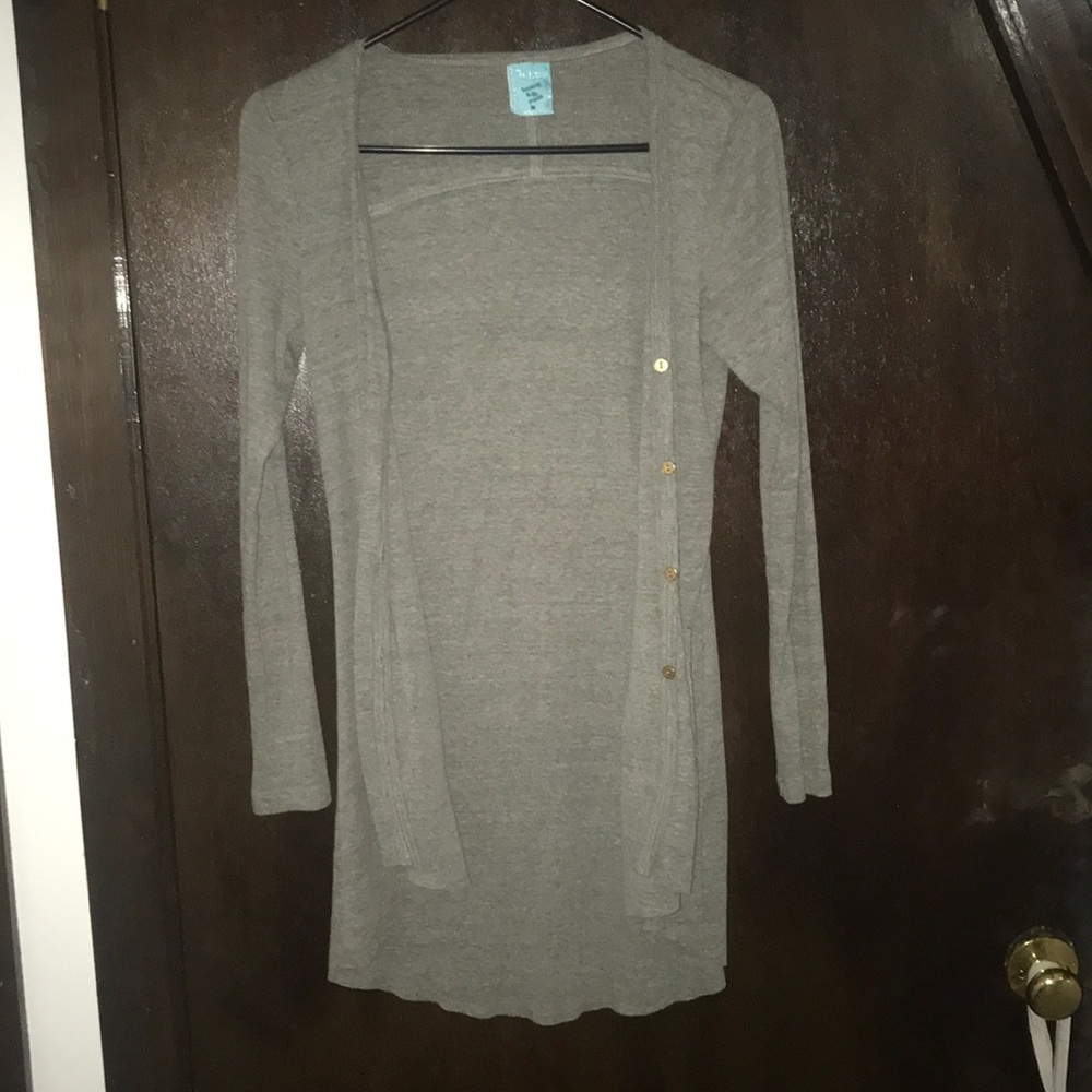 Grey cardigan light fabric! Perfect for spring!